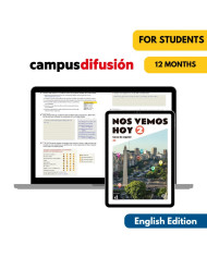 Nos vemos hoy 1 (Édition anglophone) : Livre et cahier numériques Campus Difusión (12 mois) – Professeur