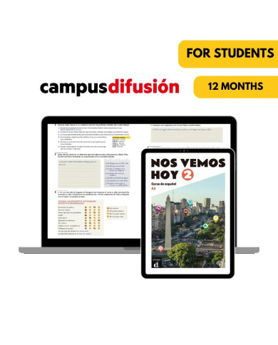 Nos vemos hoy 2: 12-month Campus Difusión for Students Nos vemos hoy 2: 12-month Campus Difusión for Students