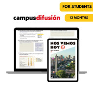 Nos vemos hoy 2 : Livre et cahier numériques Campus Difusión (12 mois) – Élève Nos vemos hoy 2 : Livre et cahier numériques Campus Difusión (12 mois) – Élève