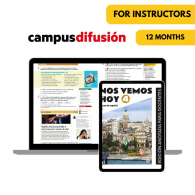 Nos vemos hoy 4: 12-month Campus Difusión for Instructors