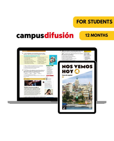 Nos vemos hoy 4: 12-month Campus Difusión for Students Nos vemos hoy 4: 12-month Campus Difusión for Students