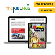 24 heures en Bretagne: Livre numérique The KWL Hub (12 mois) – Professeur
