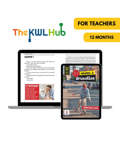 24 heures à Bruxelles: Livre numérique The KWL Hub (12 mois) – Professeur