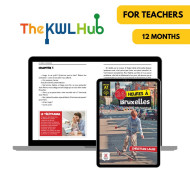 24 heures à Bruxelles: Livre numérique The KWL Hub (12 mois) – Professeur