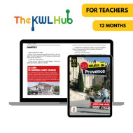 24 heures en Provence: Livre numérique The KWL Hub (12 mois) – Professeur