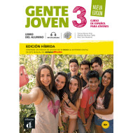 Gente joven 3 Nueva edición: Édition hybride – Campus Difusión – Livre de l’élève (12 mois)