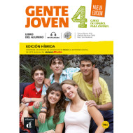 Gente joven 4 Nueva edición: Édition hybride – Campus Difusión – Livre de l’élève (12 mois)