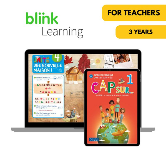 Cap sur... 1: Livre numérique BlinkLearning (3 ans) – Professeur