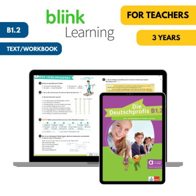 Die Deutschprofis B1.2: 3-Year Interactive Online Text/Workbook for Teachers (BlinkLearning)