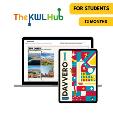 Davvero 1: 12-Month The KWL Hub for Students Davvero 1: 12-Month The KWL Hub for Students