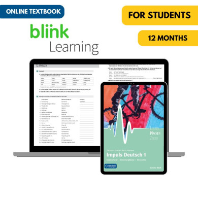 Impuls Deutsch 1: 12-Month Online Textbook for Students (BlinkLearning)