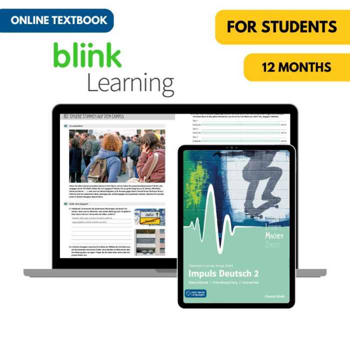 Impuls Deutsch 2: 12-Month Online Textbook for Students Impuls Deutsch 2: 12-Month Online Textbook for Students