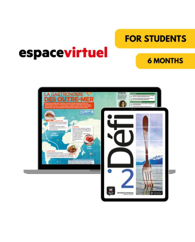 Défi 2: Livre et cahier numériques Espace Virtuel (6 mois) – Élève Défi 2: Livre et cahier numériques Espace Virtuel (6 mois) – Élève
