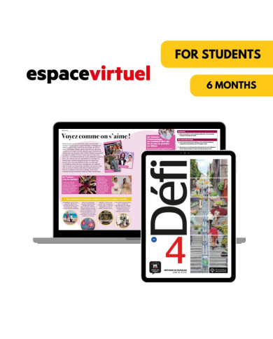 Défi 4: 6-month Espace Virtuel for Students Défi 4: 6-month Espace Virtuel for Students