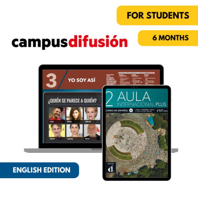 Aula internacional plus 2 (édition anglaise): Livre numérique Campus Difusión (6 mois) – Élève
