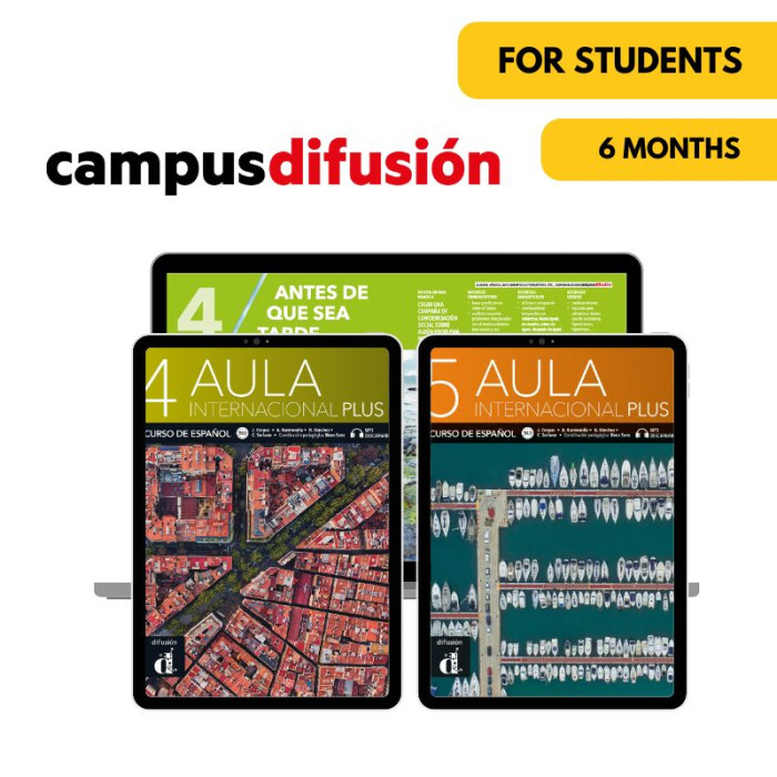 Aula Internacional Plus 4/5: 6-month Campus Difusión for Students