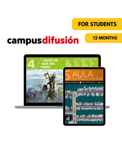 Aula internacional plus 5: 12-Month Campus Difusión for Students Aula internacional plus 5: 12-Month Campus Difusión for Students