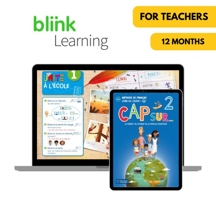 Cap sur... 2: Livre numérique BlinkLearning (12 mois) – Professeur
