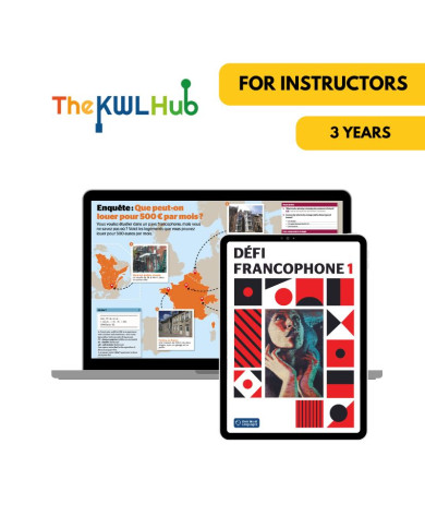 Défi francophone 1: 3Year My French Hub for Instructors (The KWL Hub) Défi francophone 1: 3Year My French Hub for Instructors (The KWL Hub)