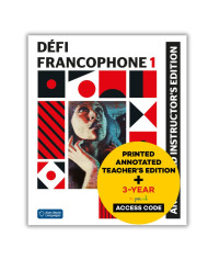 Défi francophone 1: 3-Year Instructor Bundle (The KWL Hub) Défi francophone 1: 3-Year Instructor Bundle (The KWL Hub)