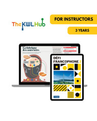 Défi francophone 2: Livre numérique The KWL Hub (3 ans) – Professeur