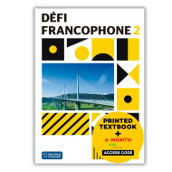 Défi francophone 2: Édition hybride – BlinkLearning – Livre de l’élève (6 mois)