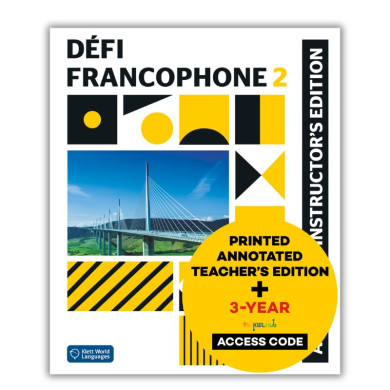 copy of Défi francophone 2: Édition hybride – Guide pédagogique copy of Défi francophone 2: Édition hybride – Guide pédagogique