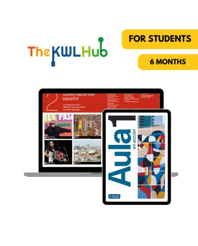 Aula en acción 1: Livre numérique The KWL Hub (6 mois) – Élève