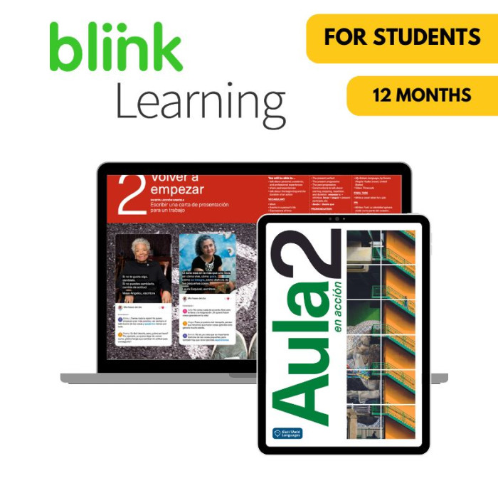 Aula en acción 2: 12-Month BlinkLearning for Students Aula en acción 2: 12-Month BlinkLearning for Students