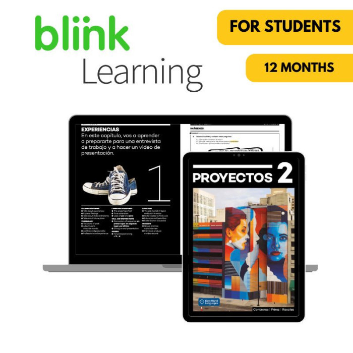Proyectos 2: 12-Month BlinkLearning for Students Proyectos 2: 12-Month BlinkLearning for Students