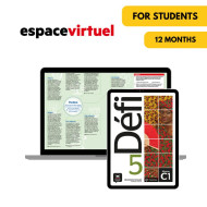 Défi 5:  Livre et cahier numériques Espace Virtuel (12 mois) – Élève Défi 5:  Livre et cahier numériques Espace Virtuel (12 mois) – Élève