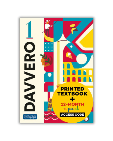 Davvero 1: Édition hybride – The KWL Hub – Livre de l’élève (12 mois)