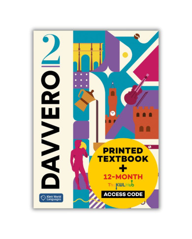 Davvero 2: Édition hybride – The KWL Hub – Livre de l’élève (12 mois)