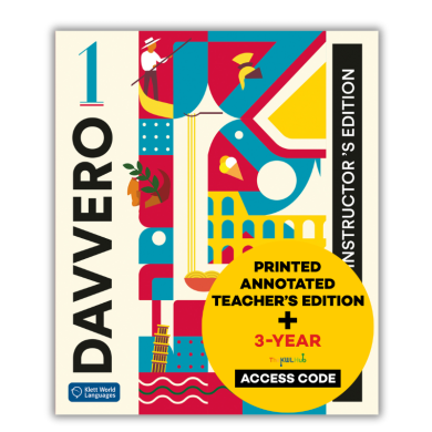 Davvero 1: 3-Year Instructor Bundle (The KWL Hub) Davvero 1: 3-Year Instructor Bundle (The KWL Hub)