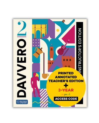 Davvero 2: Édition hybride – The KWL Hub – Guide pédagogique (3 ans)