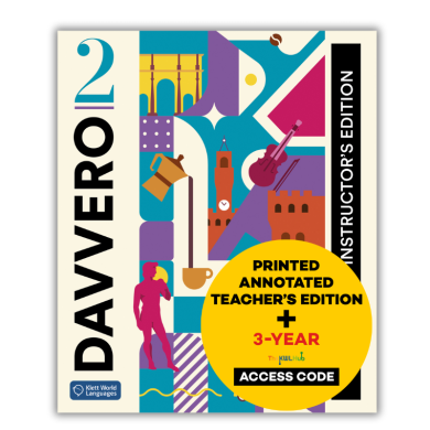 Davvero 2: Édition hybride – The KWL Hub – Guide pédagogique (3 ans)