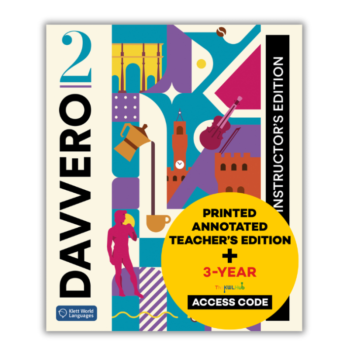 Davvero 2: Édition hybride – The KWL Hub – Guide pédagogique (3 ans)