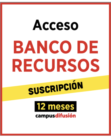 Bibliothèque complète des ressources Difusión: Livre numérique Campus Difusión (12 mois) – Professeur
