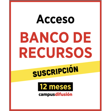 Bibliothèque complète des ressources Difusión: Livre numérique Campus Difusión (12 mois) – Professeur