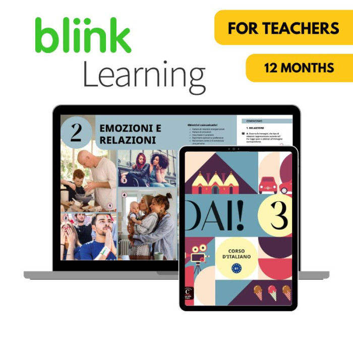 Dai! 3: Livre numérique BlinkLearning (12 mois) – Professeur