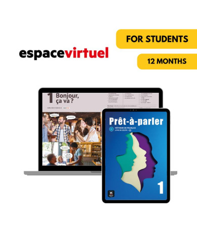 Prêt-à-parler 1: 12-Month Espace Virtuel for Students Prêt-à-parler 1: 12-Month Espace Virtuel for Students
