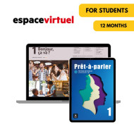 Prêt-à-parler 1: 12-Month Espace Virtuel for Students Prêt-à-parler 1: 12-Month Espace Virtuel for Students