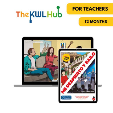 Me despierto y bailo: 12-Month The KWL Hub for Teachers (Interactive Reader + Teacher's Guide)