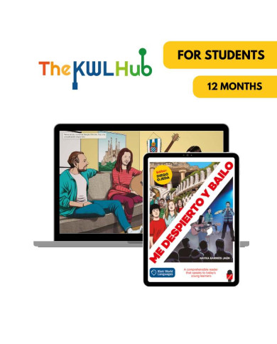 Me despierto y bailo: Livre numérique The KWL Hub (12 mois) – Élève