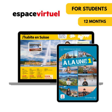 À la une 1: 12-Month Espace Virtuel for Students À la une 1: 12-Month Espace Virtuel for Students