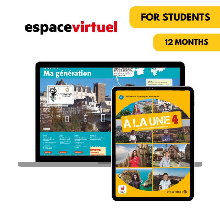 À la une 4: 12-Month Espace Virtuel for Students À la une 4: 12-Month Espace Virtuel for Students