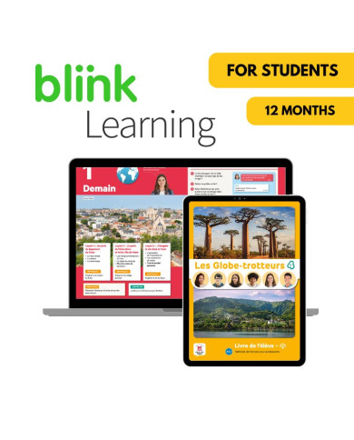 Les Globe-trotteurs 4: Livre numérique BlinkLearning (12 mois) – Élève (éd. canadienne)