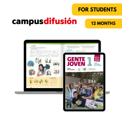 Gente joven 1 Nueva edición: 12-Month Campus Difusión for Students Gente joven 1 Nueva edición: 12-Month Campus Difusión for Students