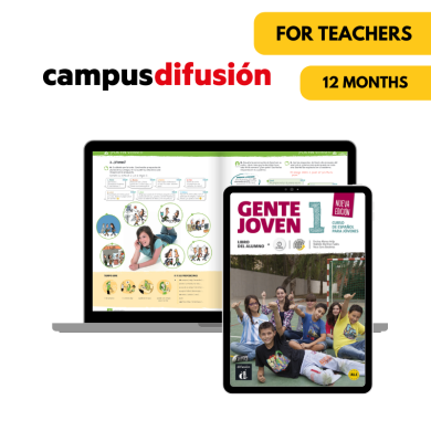 Gente joven 1: 12-Month Campus Difusión for Teachers Gente joven 1: 12-Month Campus Difusión for Teachers