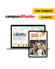 Gente joven 3 : Livre et cahier numériques Campus Difusión (12 mois) – Élève Gente joven 3 : Livre et cahier numériques Campus Difusión (12 mois) – Élève